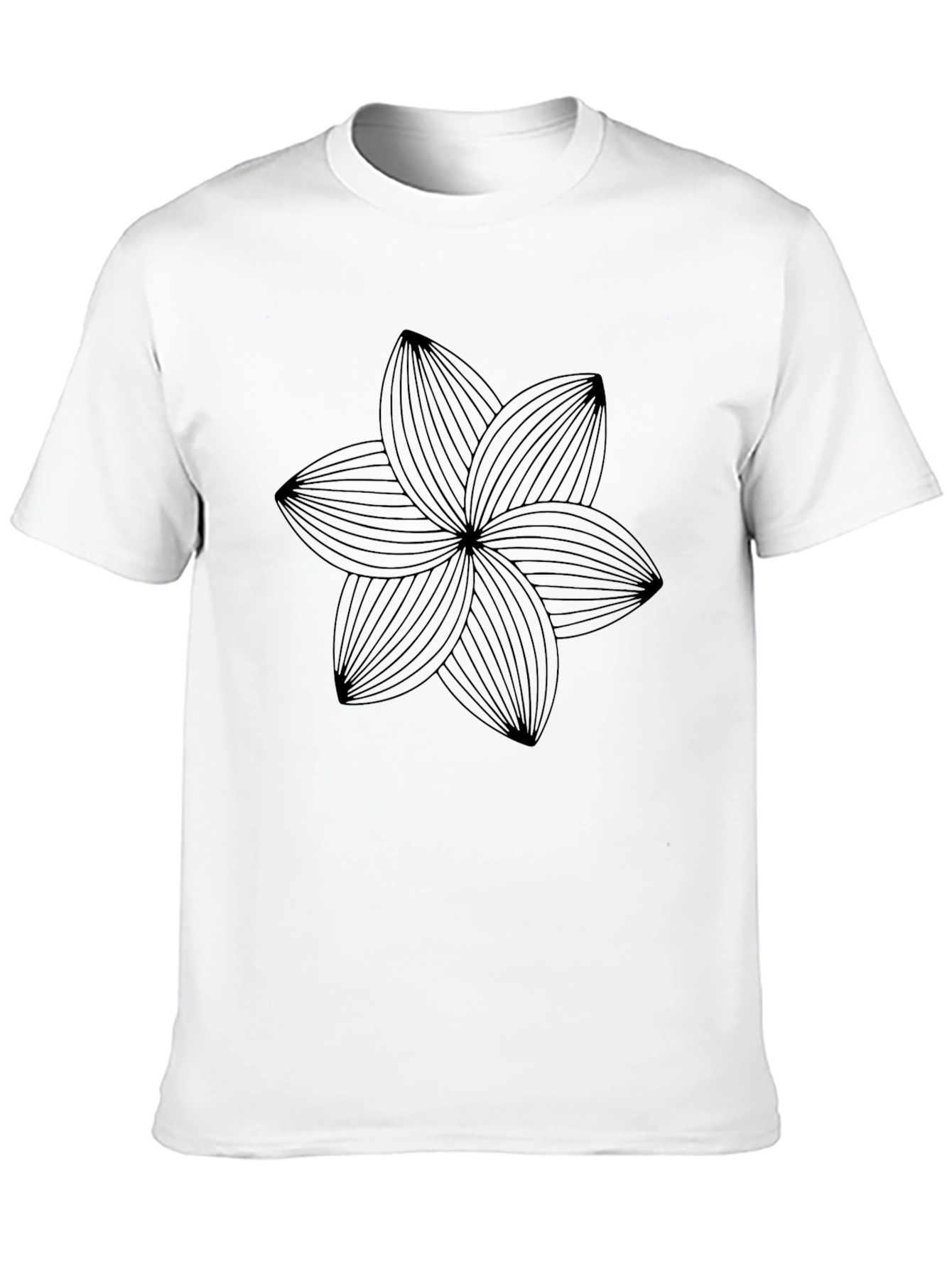 Black Floral Graphic Tee - Modern Style