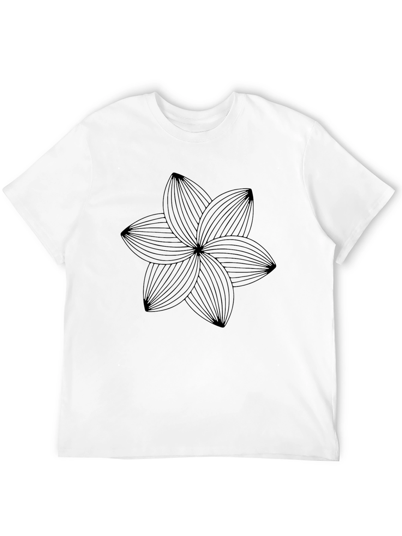 Black Floral Graphic Tee - Modern Style