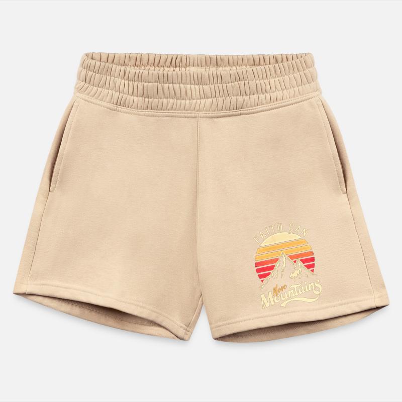 Faith can move mountains, retro sunset design