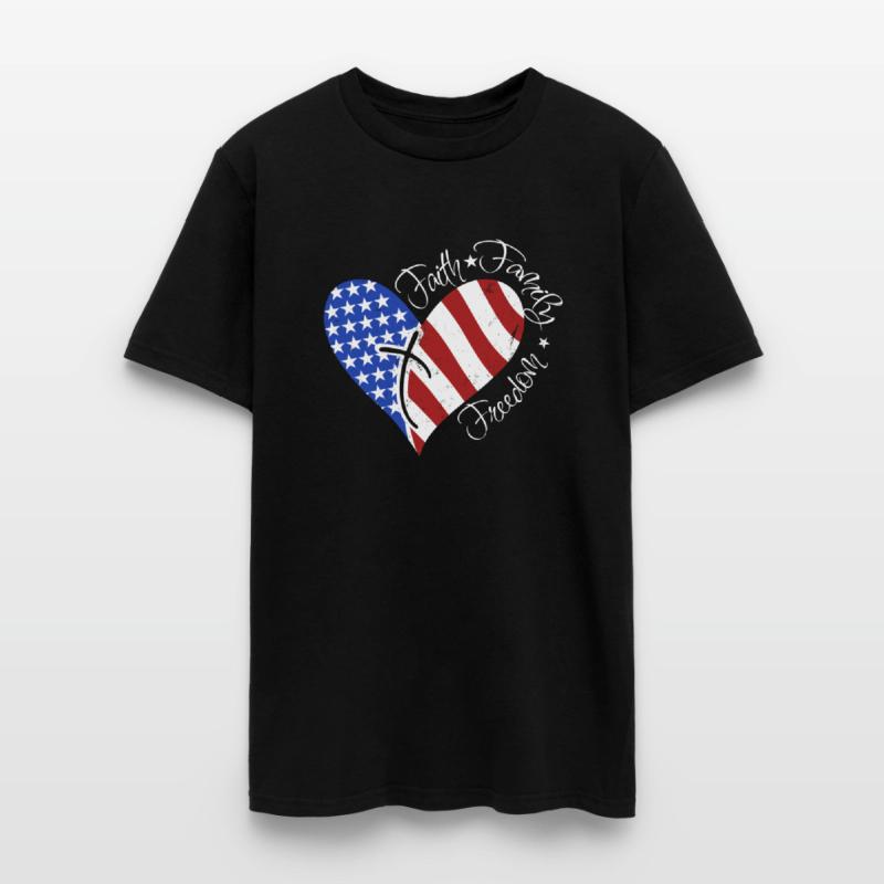 Faith Family Freedom American Flag 4th of July