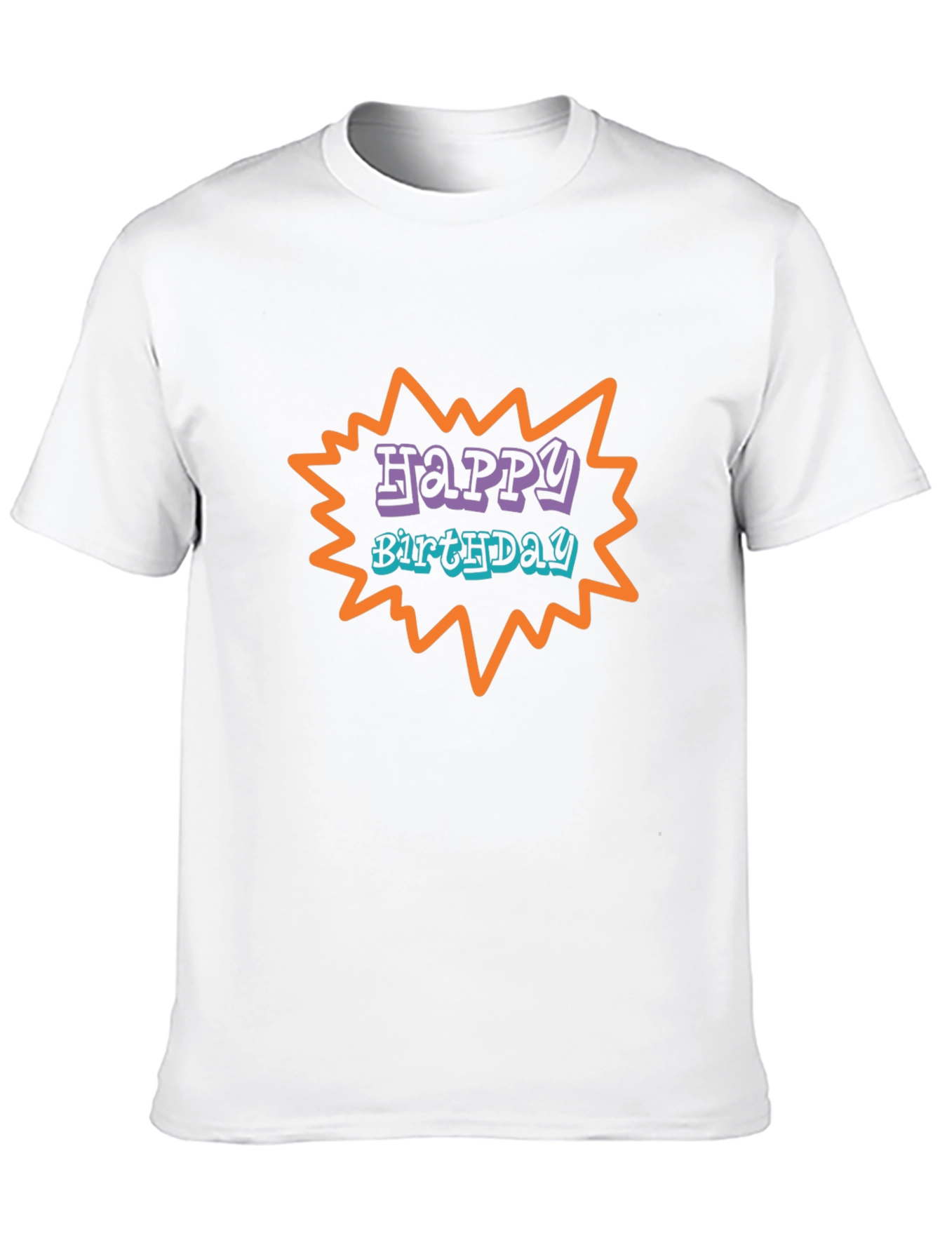 Happy Birthday Graphic Tee - Black Unisex