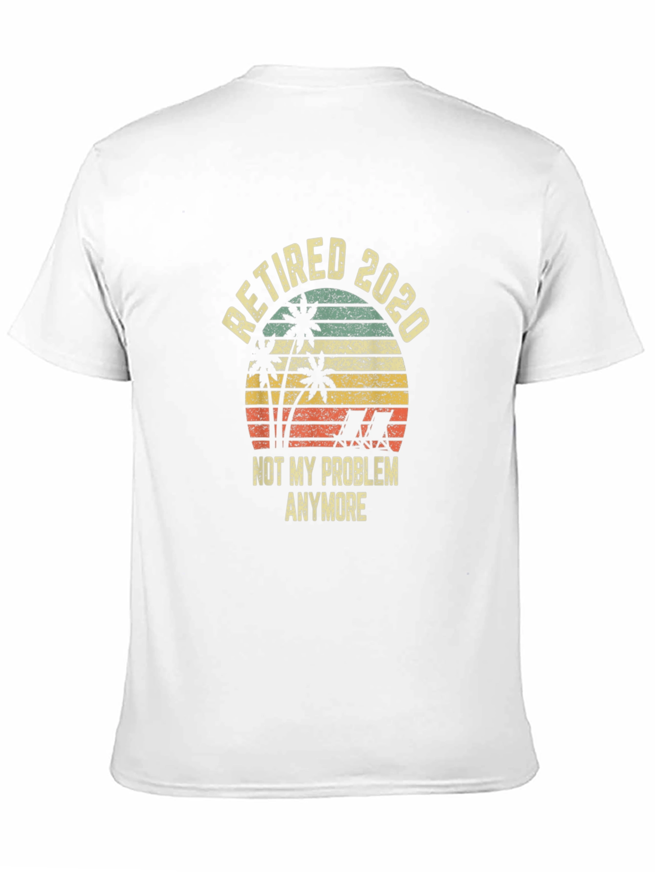 Retired 2020 Graphic T-Shirt - Beach Retirement Tee