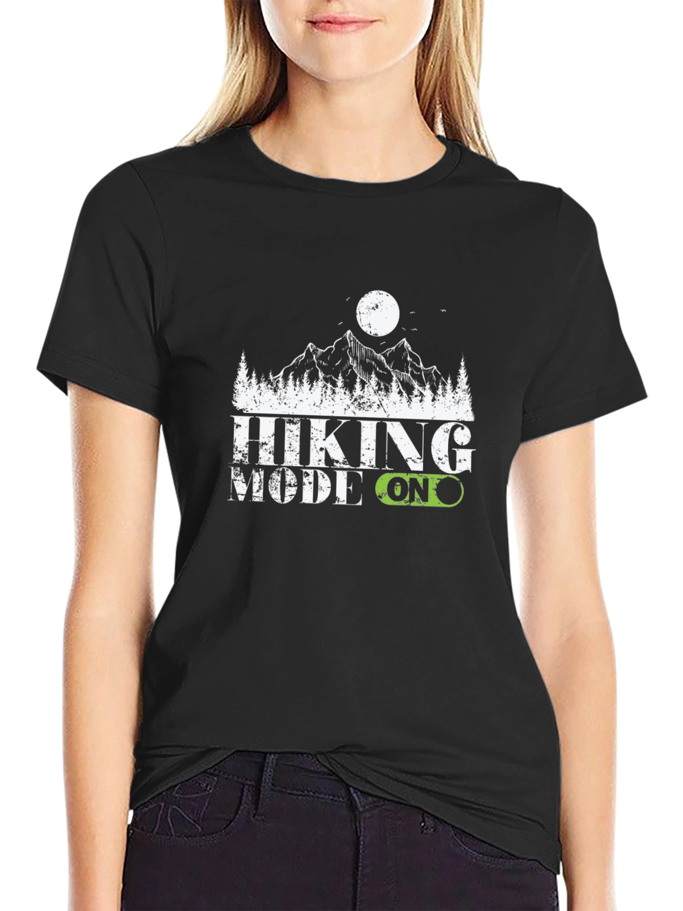 Hiking Mode On Graphic Tee - Adventure Ready!