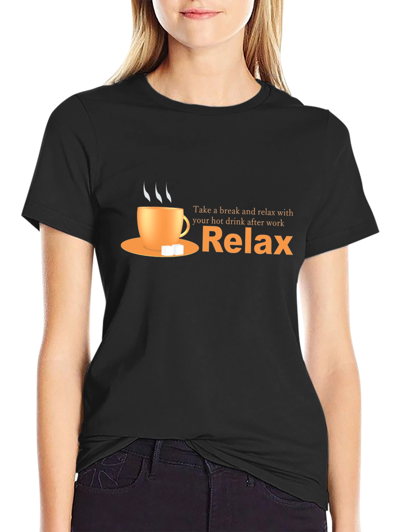 Relax Tee: Coffee Break Comfort