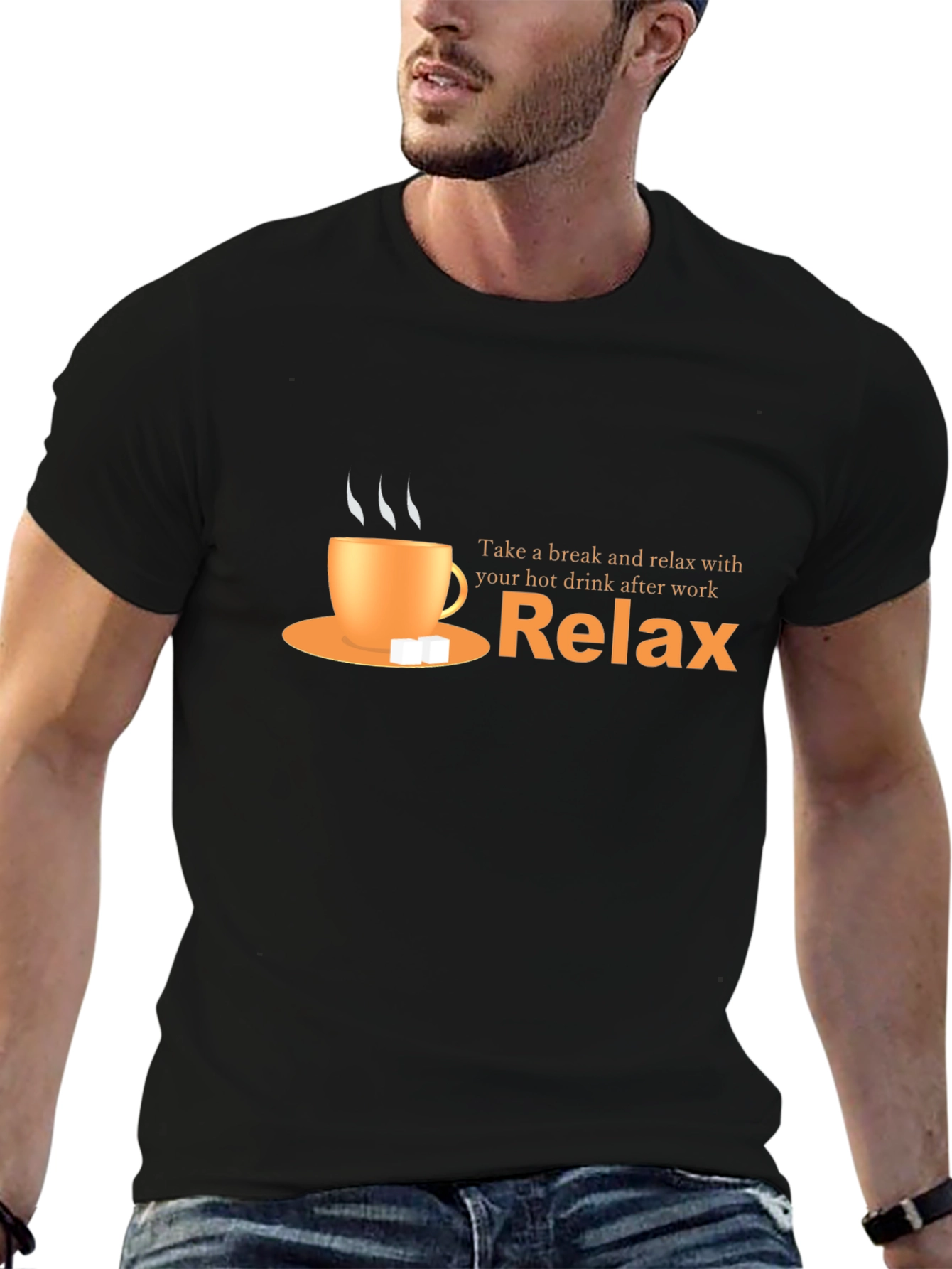 Relax Tee: Coffee Break Comfort