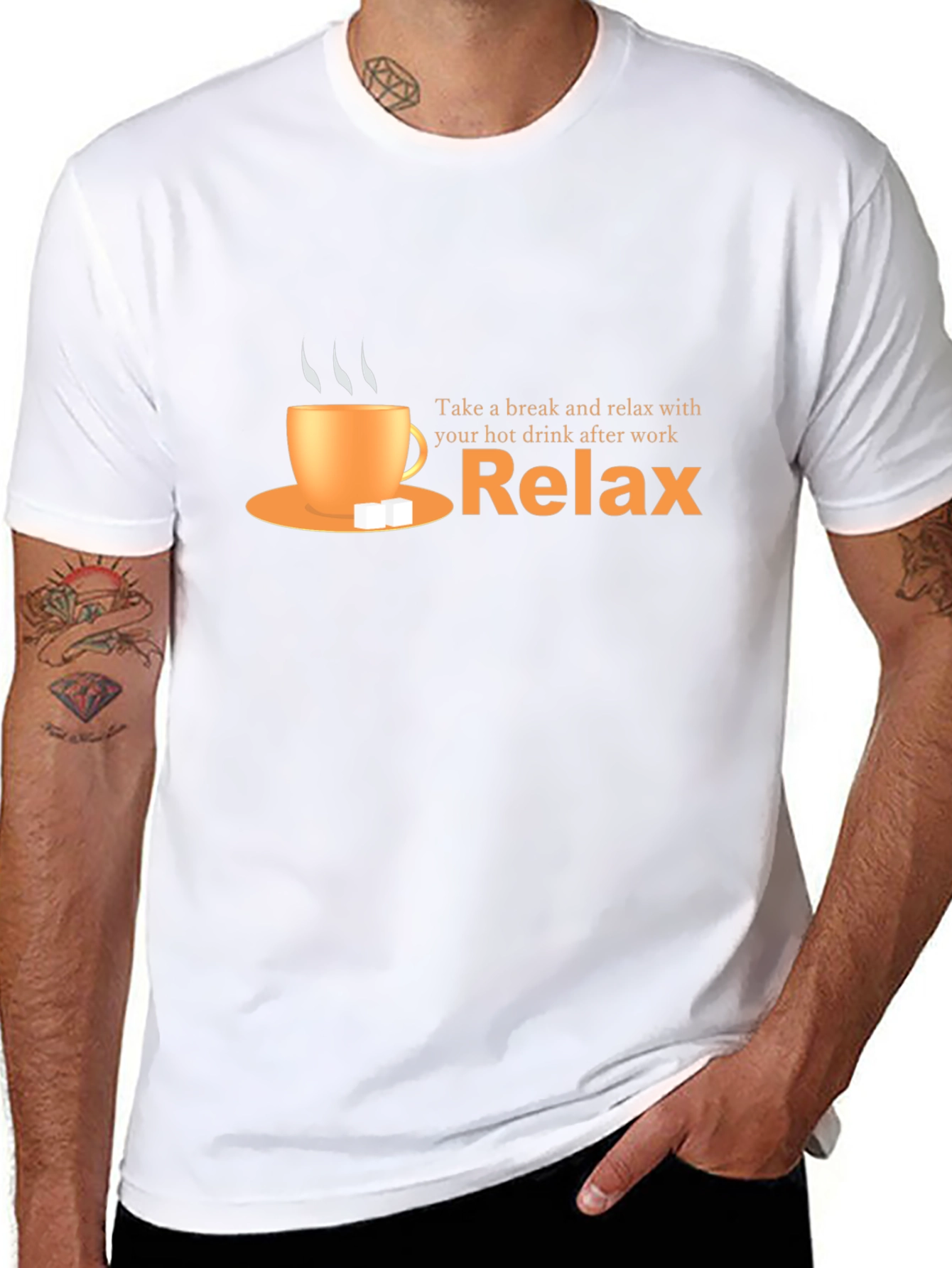 Relax Tee: Coffee Break Comfort
