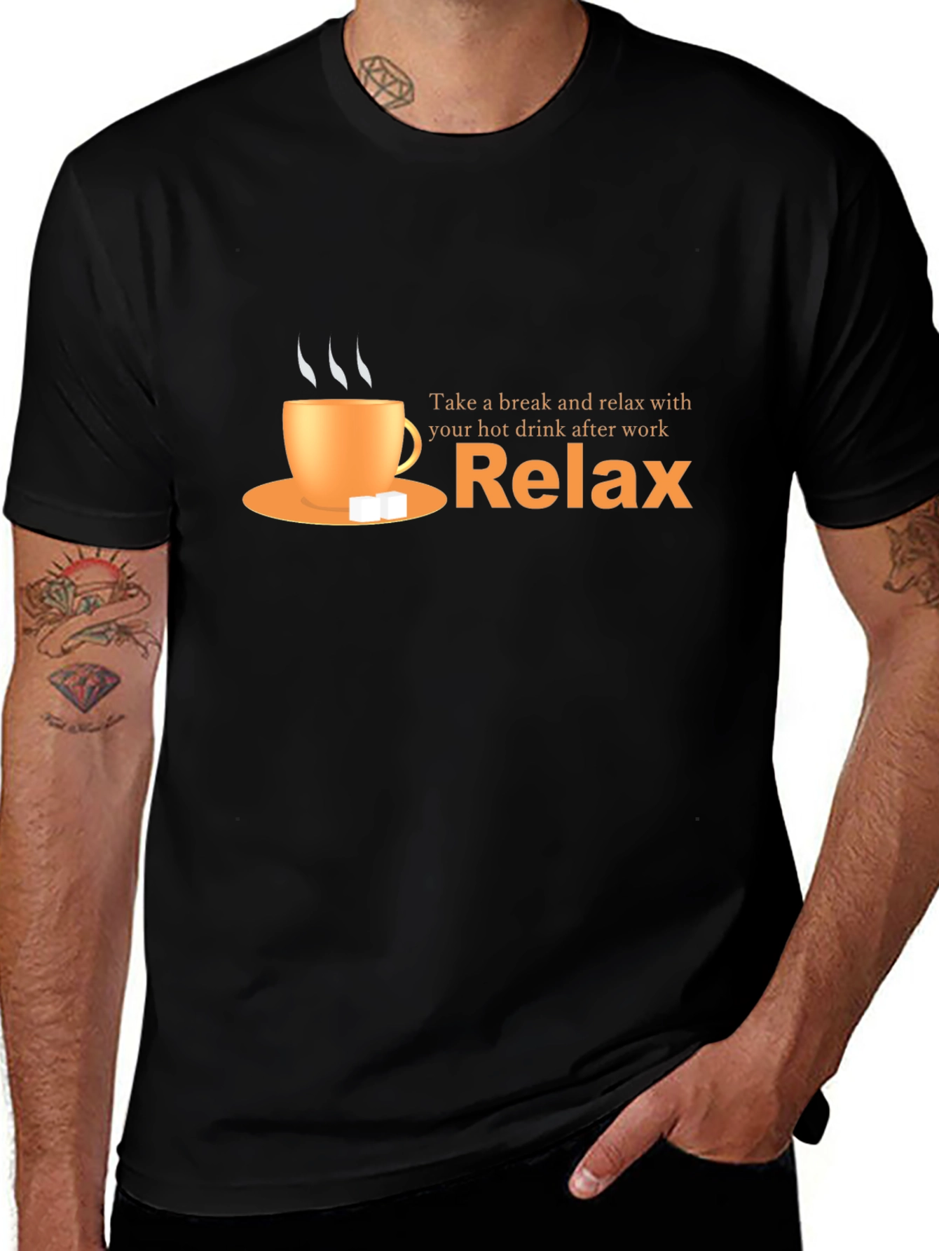 Relax Tee: Coffee Break Comfort