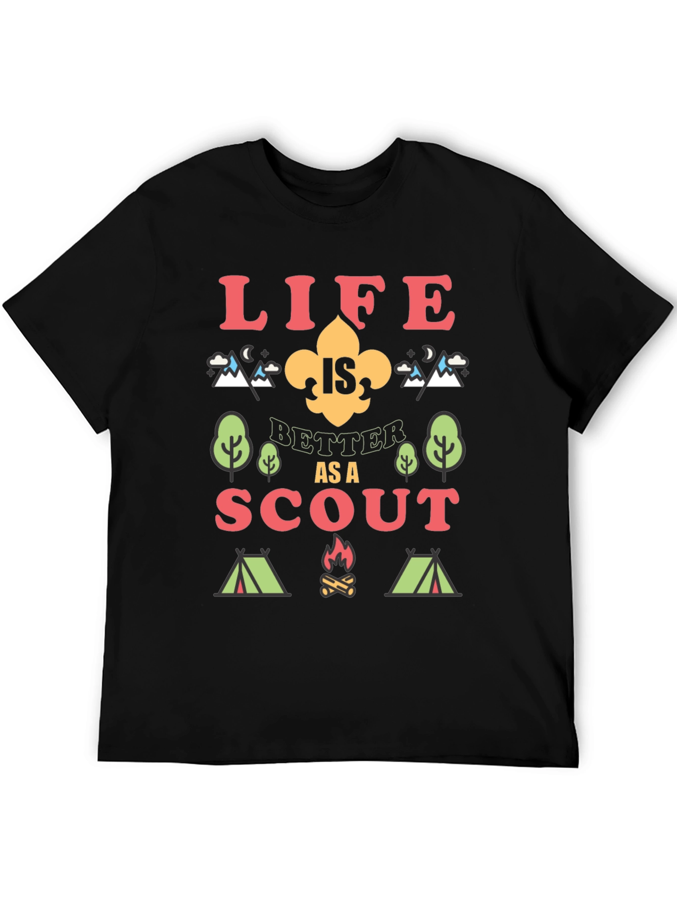 Life Is Better As a Scout Graphic T-Shirt