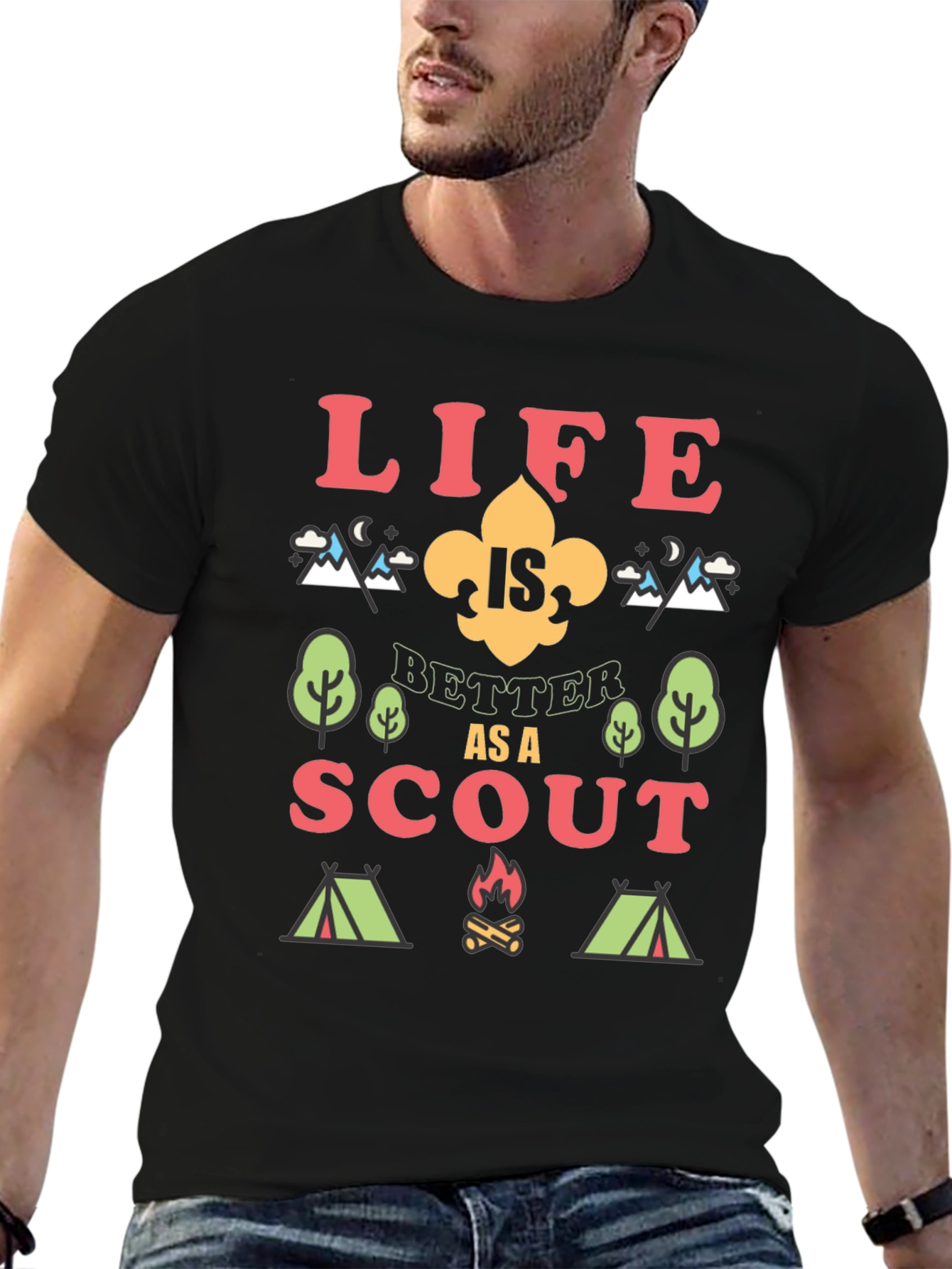 Life Is Better As a Scout Graphic T-Shirt