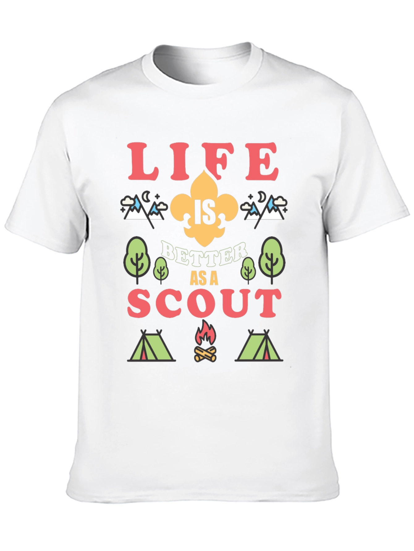 Life Is Better As a Scout Graphic T-Shirt