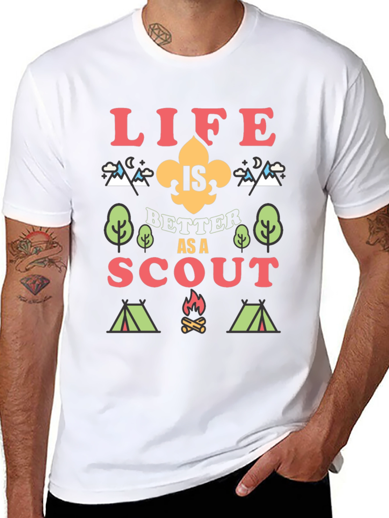 Life Is Better As a Scout Graphic T-Shirt