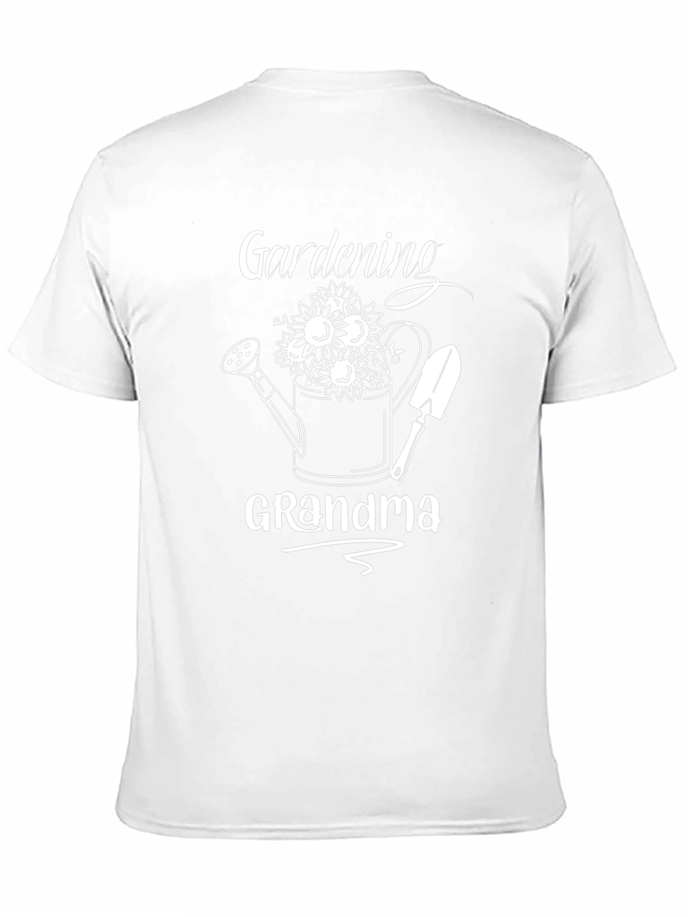 Gardening Grandma Black T-Shirt