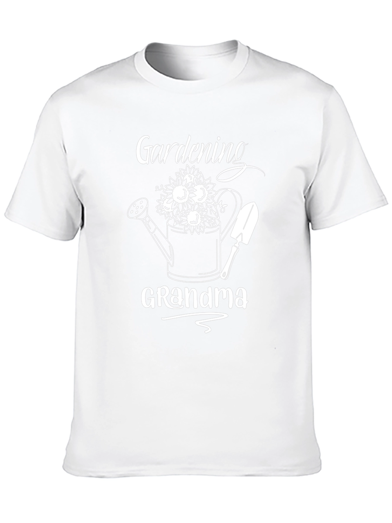 Gardening Grandma Black T-Shirt
