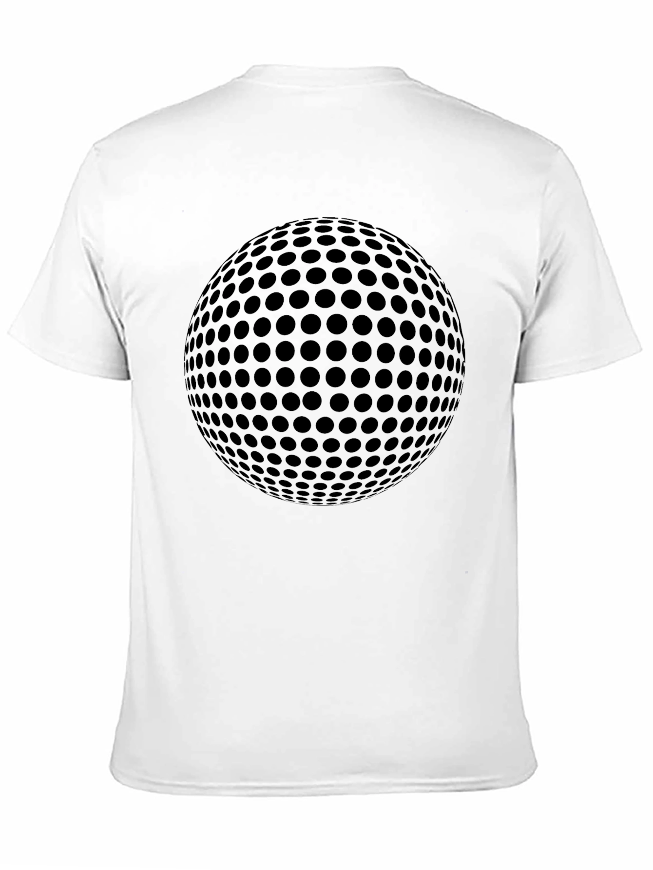 Golf Ball Graphic Black Tee