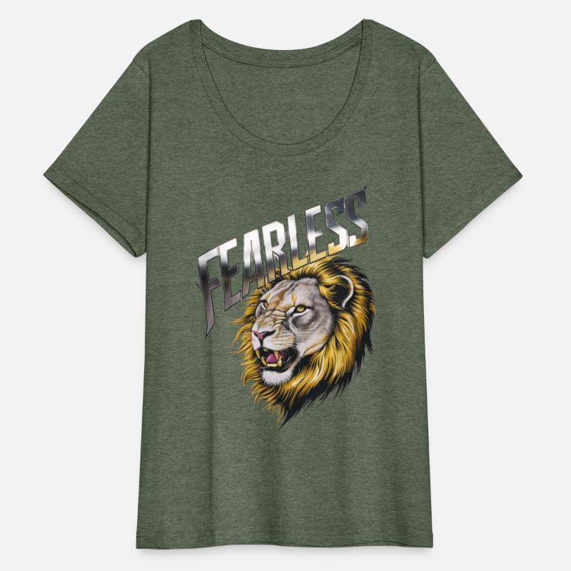 Fearless lion ,Lionhearted Embrace the Fearless