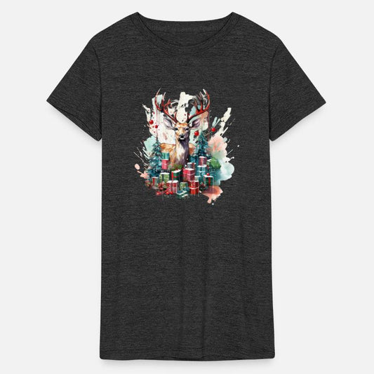 Festive holiday Preparation reindeer Xmas gifts