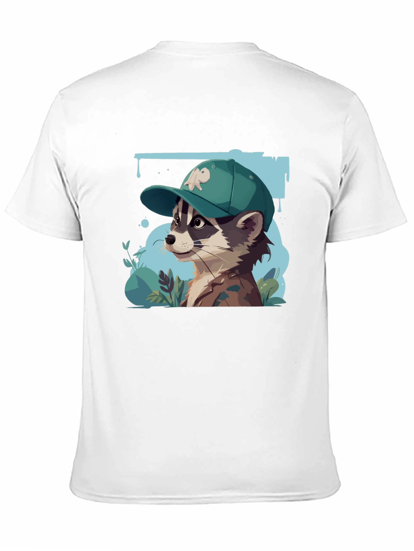 Raccoon Graphic Tee - Urban Style