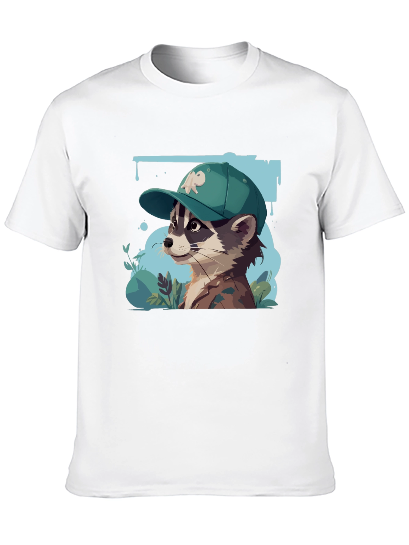 Raccoon Graphic Tee - Urban Style