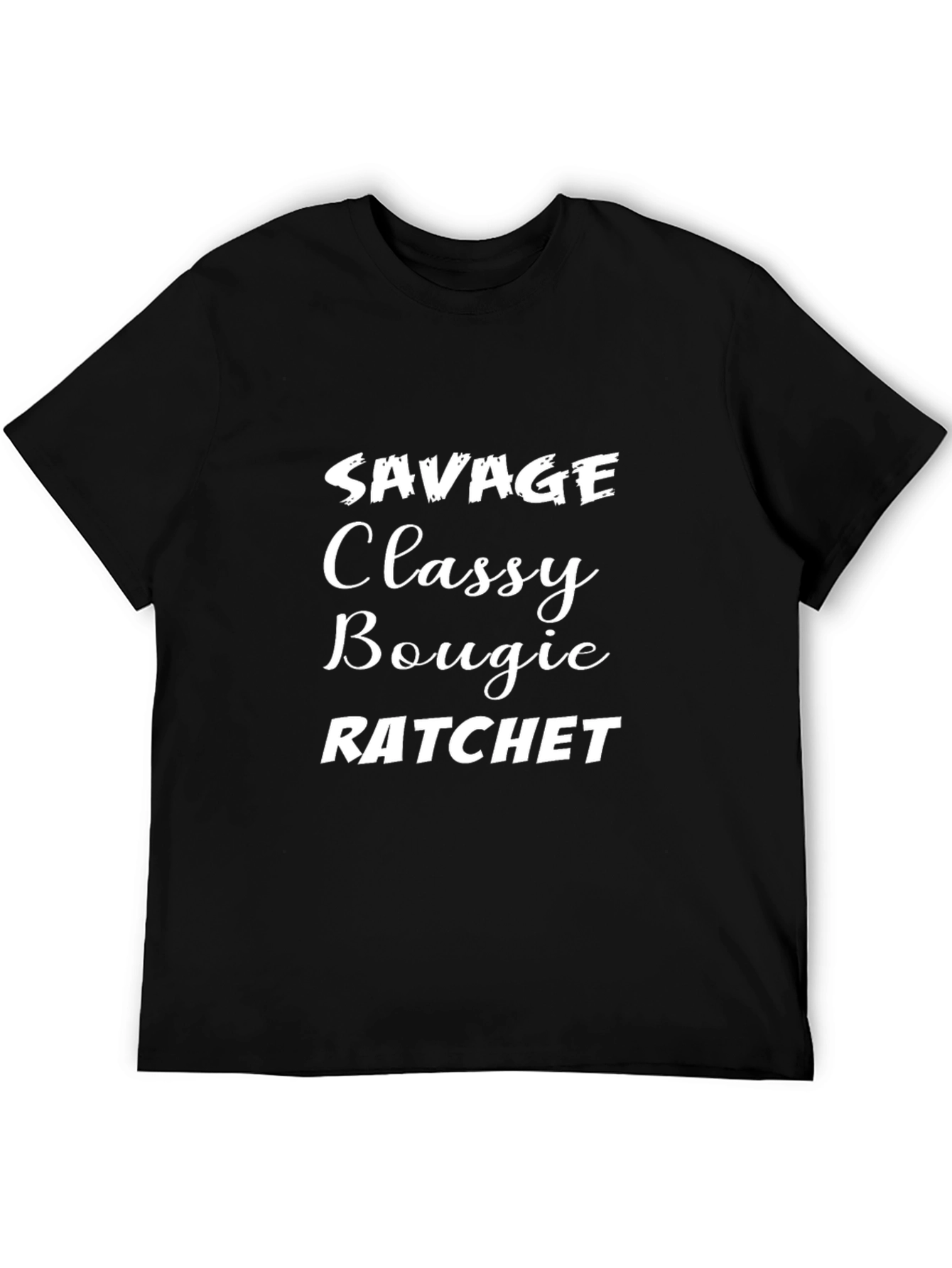 Savage Classy Bougie Ratchet Graphic T-Shirt