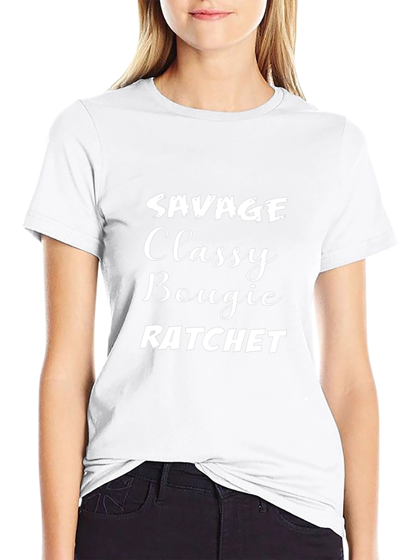Savage Classy Bougie Ratchet Graphic T-Shirt