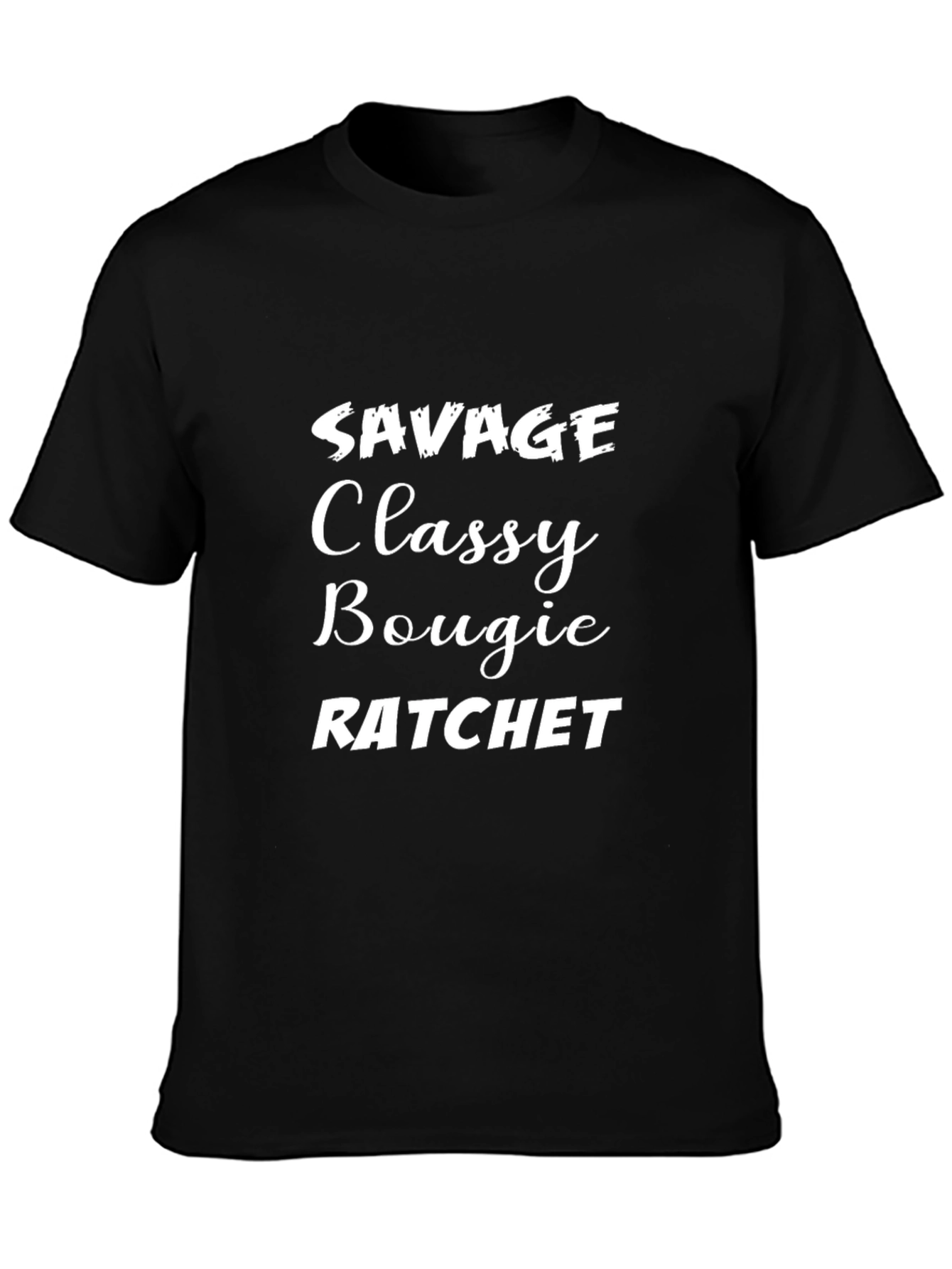 Savage Classy Bougie Ratchet Graphic T-Shirt