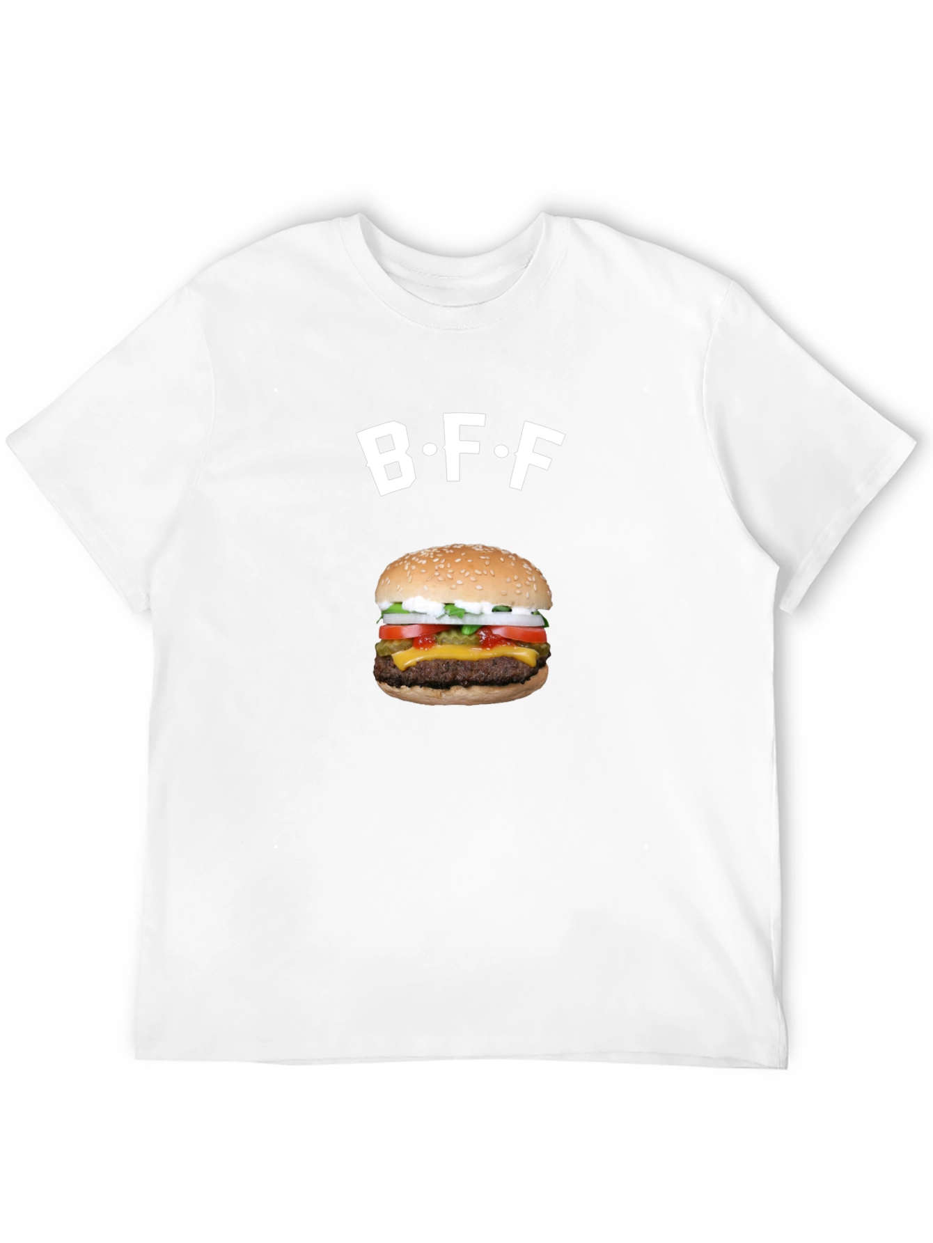 BFF Burger Graphic Tee - Foodie Fashion