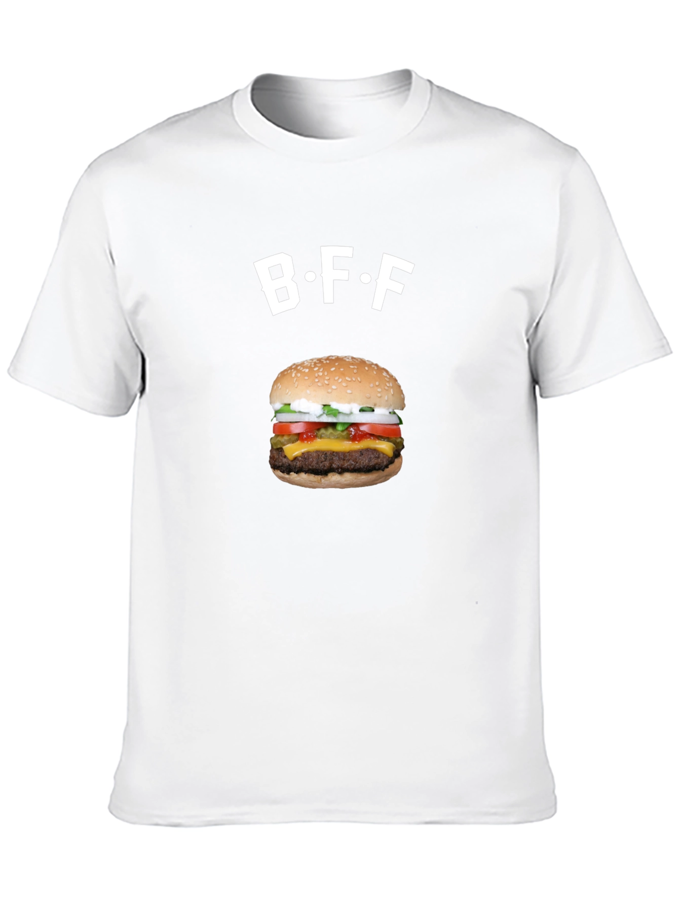 BFF Burger Graphic Tee - Foodie Fashion