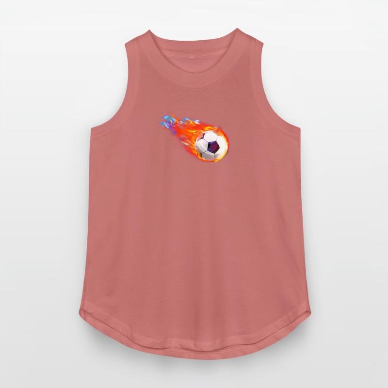 Fiery Speed Soccer Ball Design