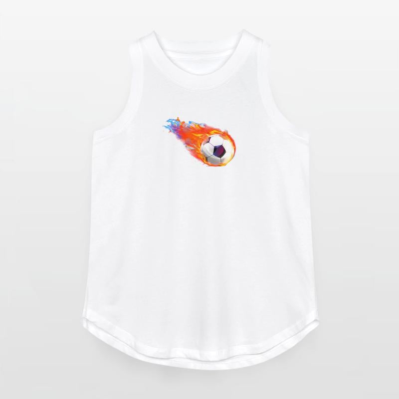 Fiery Speed Soccer Ball Design