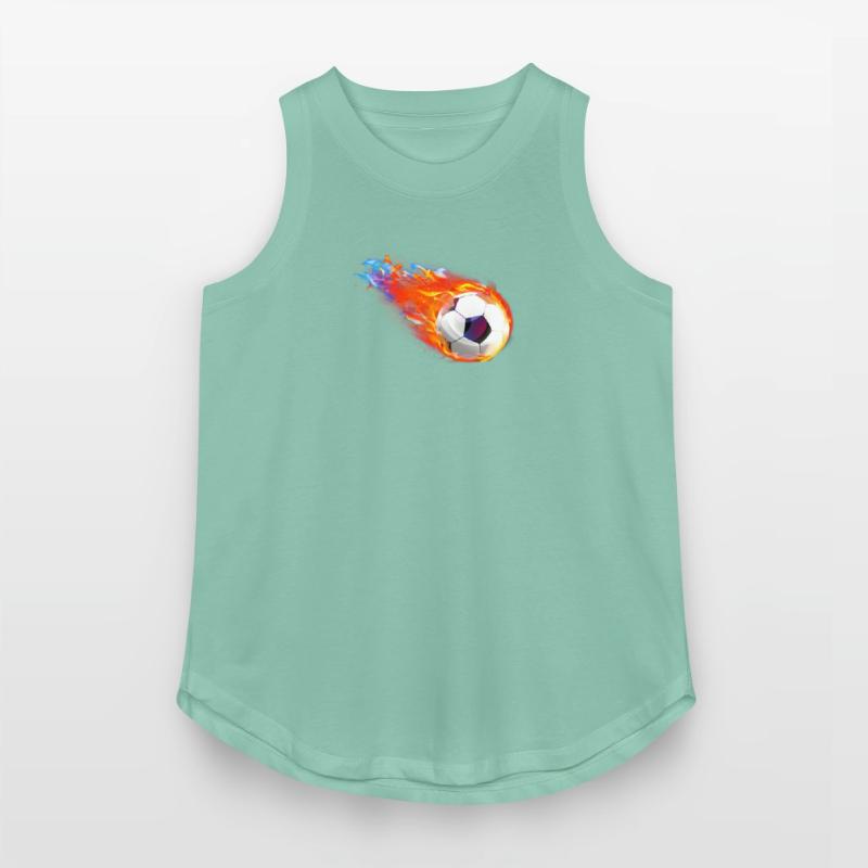 Fiery Speed Soccer Ball Design