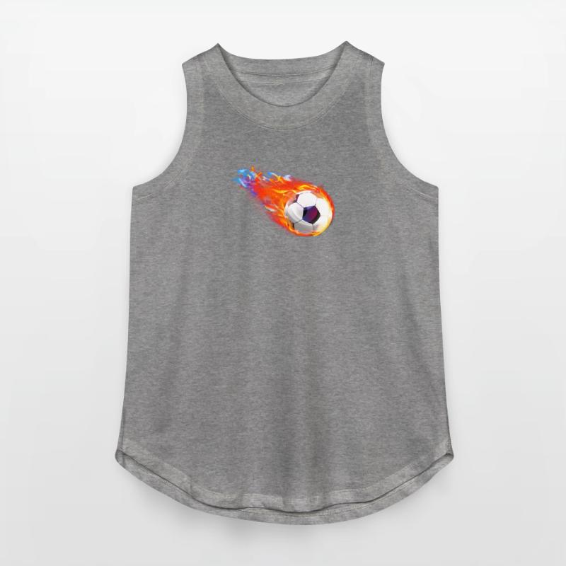 Fiery Speed Soccer Ball Design