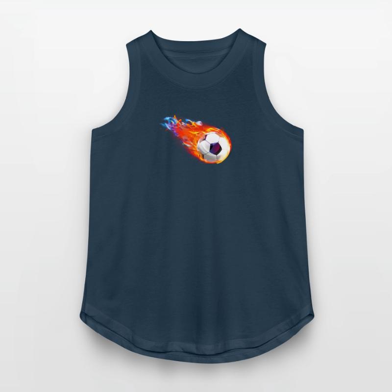 Fiery Speed Soccer Ball Design