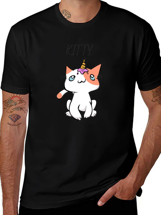 Unicorn Kitty T-Shirt - Unique Graphic Tee