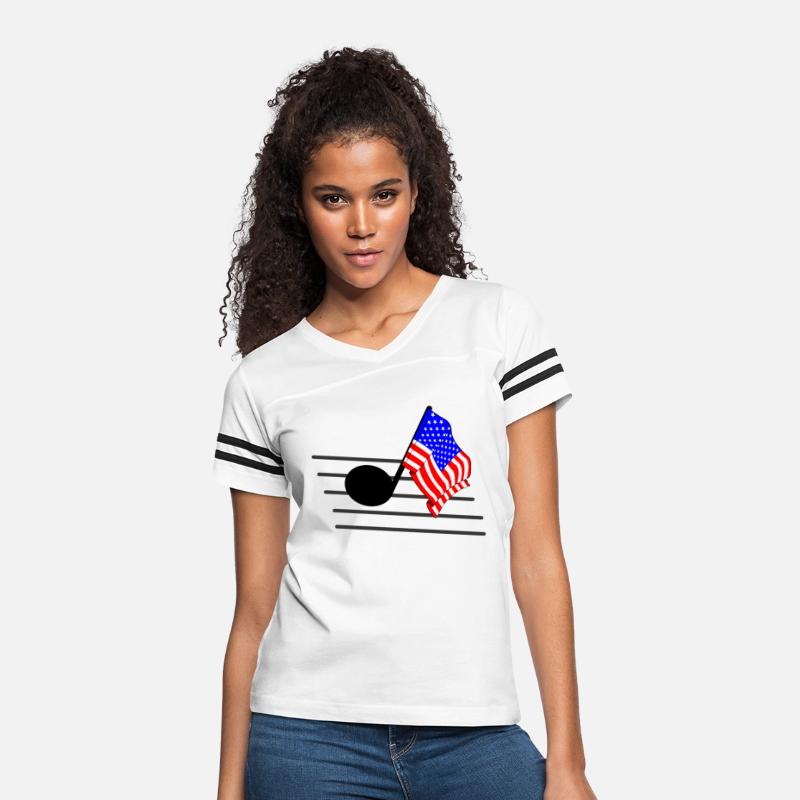 Flag music tone flag USA