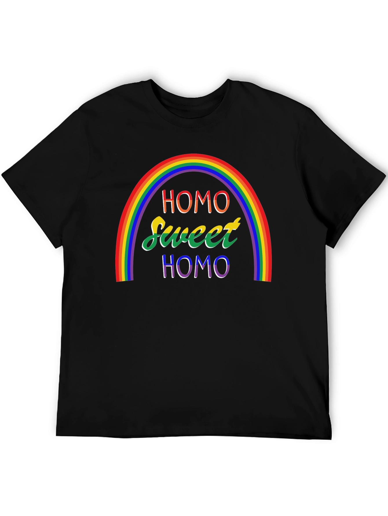 Homo Sweet Homo Pride Rainbow T-Shirt
