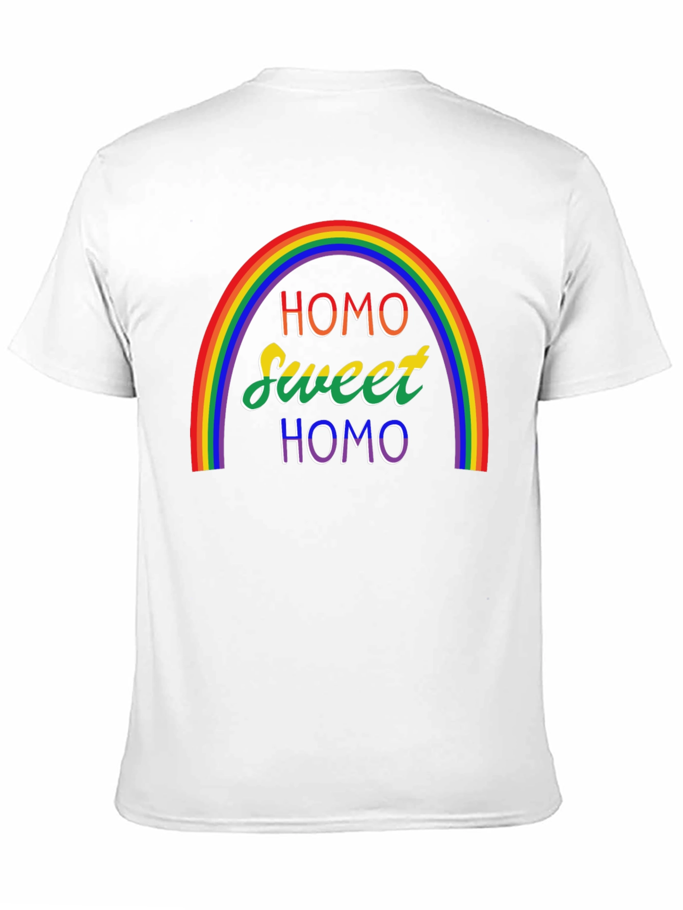 Homo Sweet Homo Pride Rainbow T-Shirt