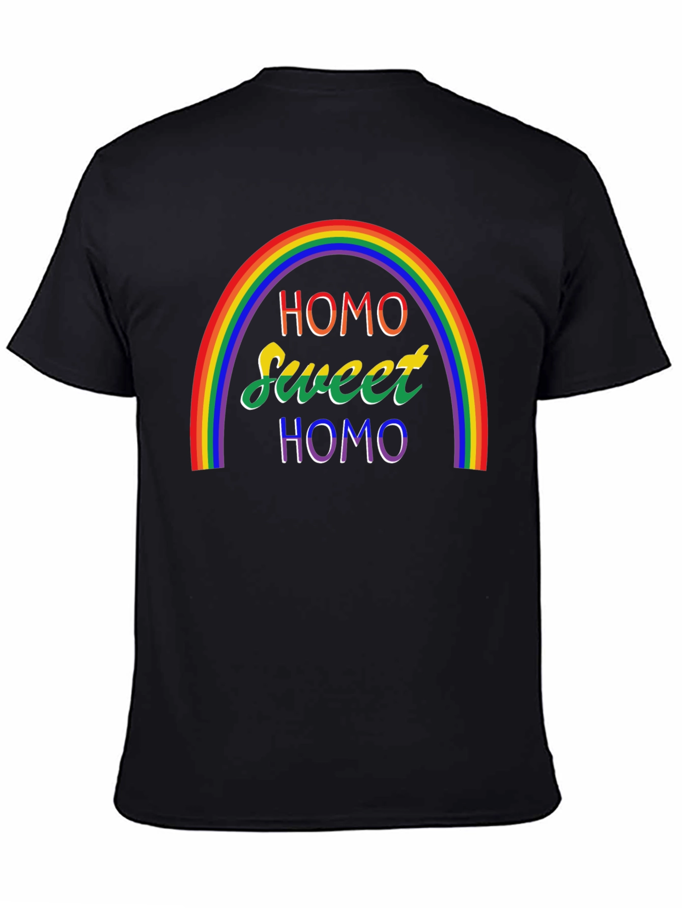 Homo Sweet Homo Pride Rainbow T-Shirt