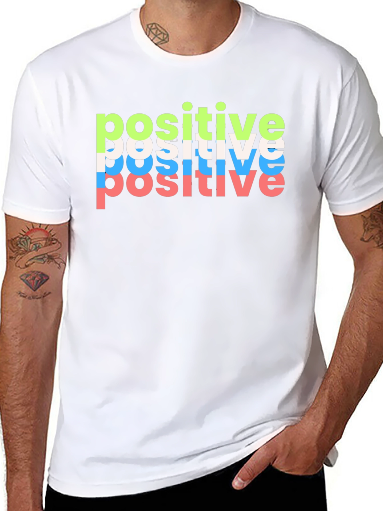 Positive Vibes Black T-Shirt