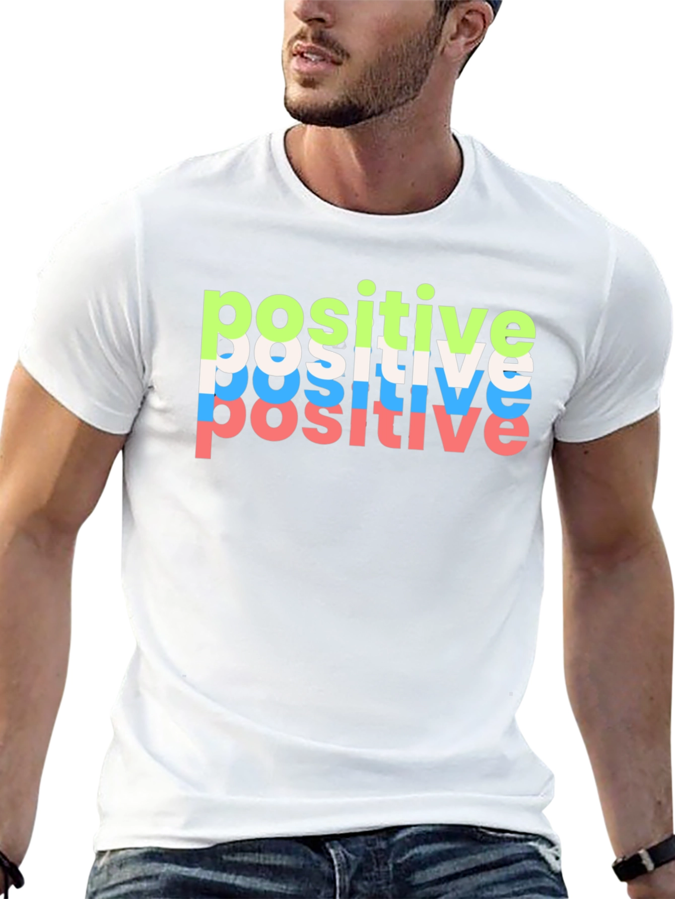 Positive Vibes Black T-Shirt
