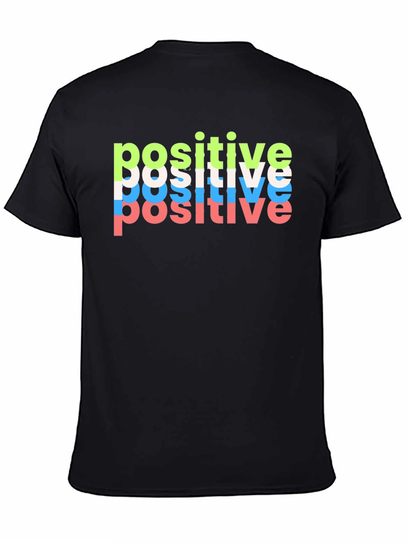 Positive Vibes Black T-Shirt