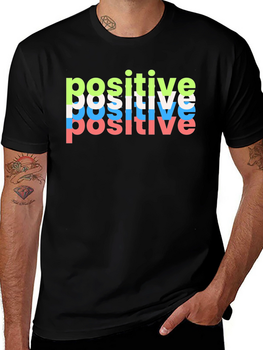 Positive Vibes Black T-Shirt
