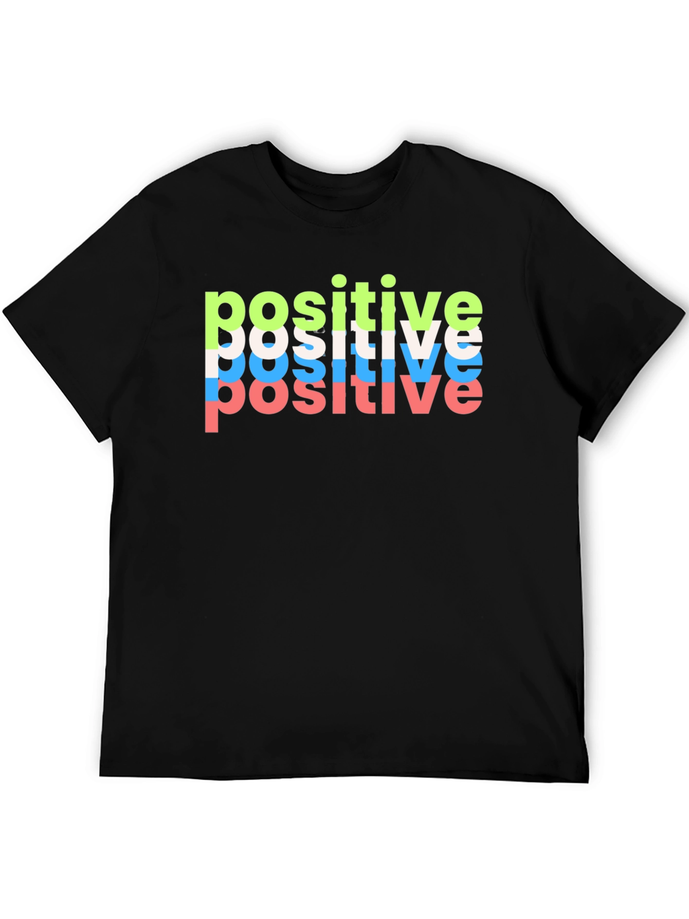 Positive Vibes Black T-Shirt