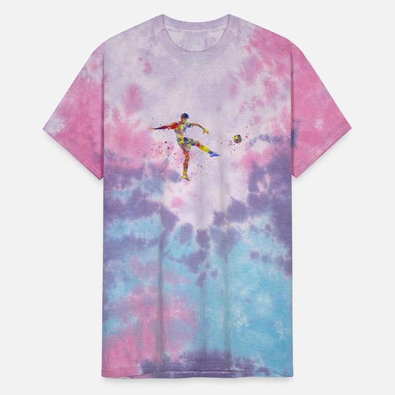 Football player in watercolor