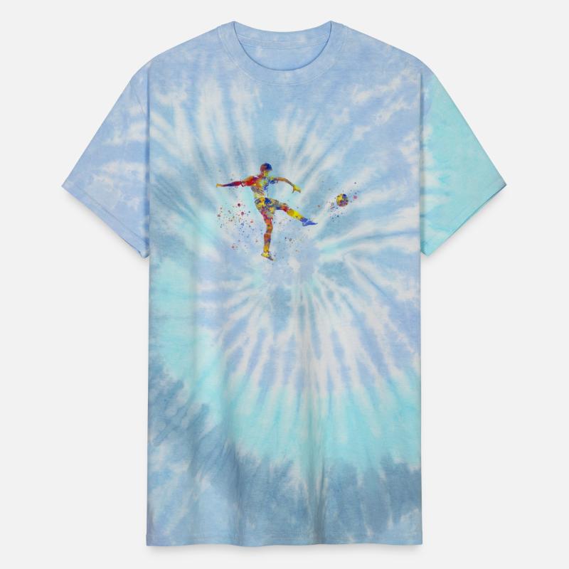 Football player in watercolor