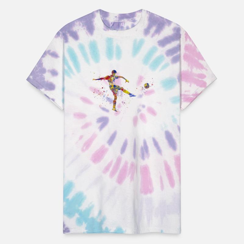 Football player in watercolor