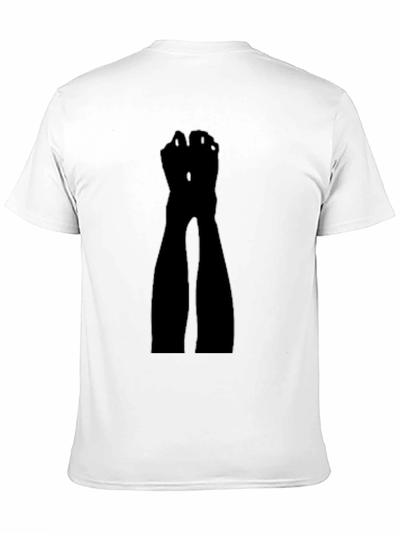 Black Silhouette Leg T-Shirt