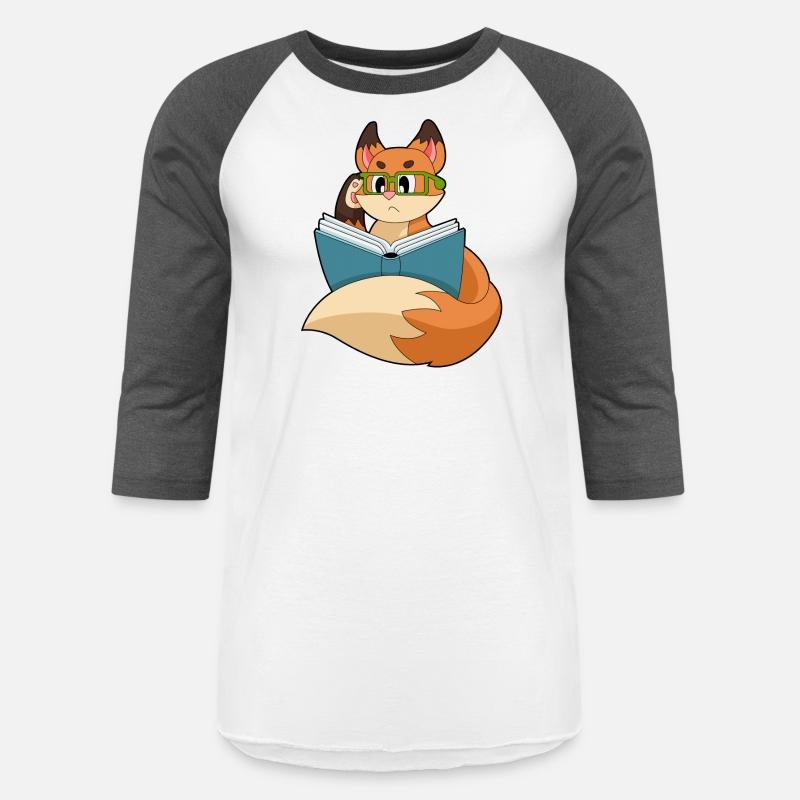 Fox As Nerd With Book Glasses