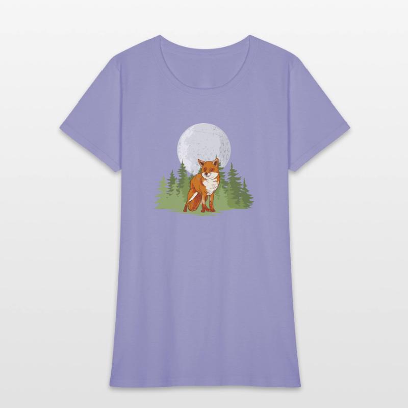 Fox Forest Animal Moon