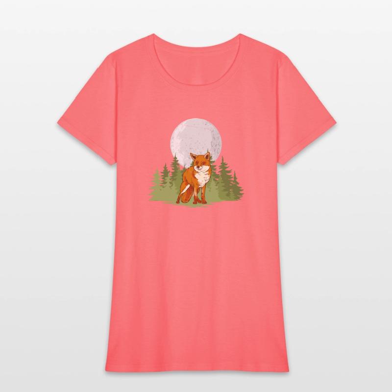 Fox Forest Animal Moon