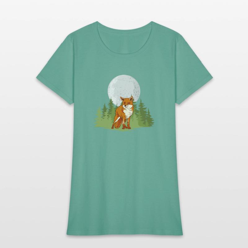 Fox Forest Animal Moon